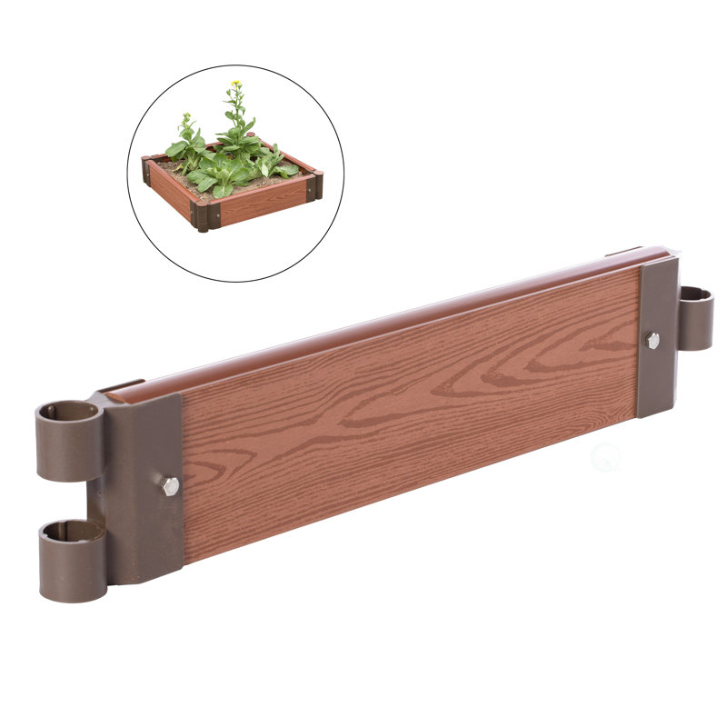 Lit de jardin surélevé en bois 2 pi x 0,1 pi Flatt