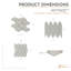 Mythos™ 11" x 13" Ceramic Novelty Mosaic Tile-1685971041
