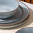  Poise 12 Piece Water Ripple Design Stoneware Dinnerware Sets ，Service for 4-346126125