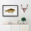 Green Parrot-Fish by M.E. Bloch - Picture Frame Painting Print-55609073-55609074