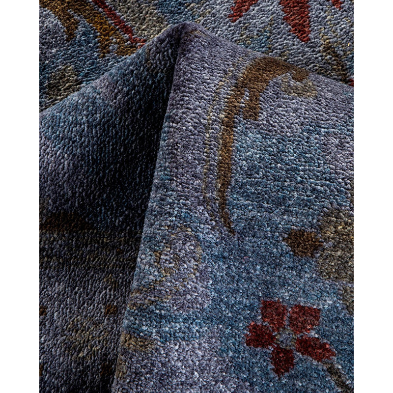 Fine Vibrance One-of-a-Kind 4' 3" X 6' 8" Hand Knotted Area Rug