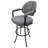 Swivel Upholstered Counter Stool with Metal Frame-1388364031-1388364030-1442706749