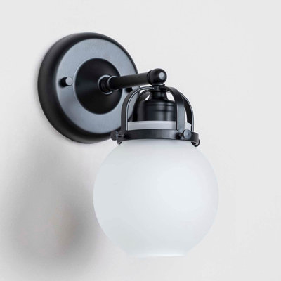 Njall Steel Armed Sconce