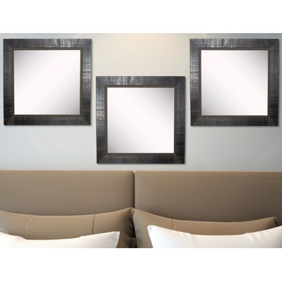 Vinson Solid Wood Flat Wall Mirror