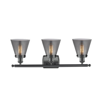 Ballston Urban Cone 6" - 3 Light 26" Bath Vanity Light