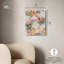 Décoration murale abstraite sur toile colorée «I» par Art Remedy, cadre noir, 16 x 20-611986784-611986781