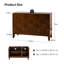 Joyce 114.9cm W Modern 3-door storage Sideboard with Adjustable Shelves-129234212