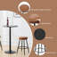 Shey Upholstered Counter Stool with Metal Frame-194714981