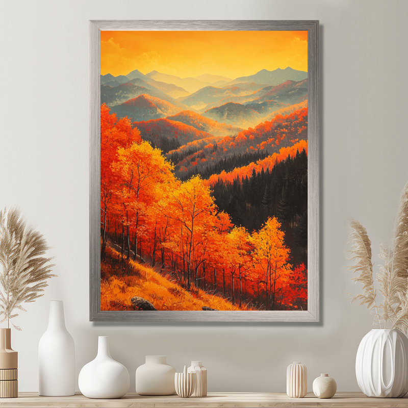 Graubert - Paysages, impressions d'art mural, H 44 po x l 34 po, Picture Frame Print, Argent argent
