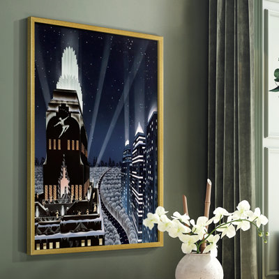 Rooftop Serenade Framed Print - Solid Wood