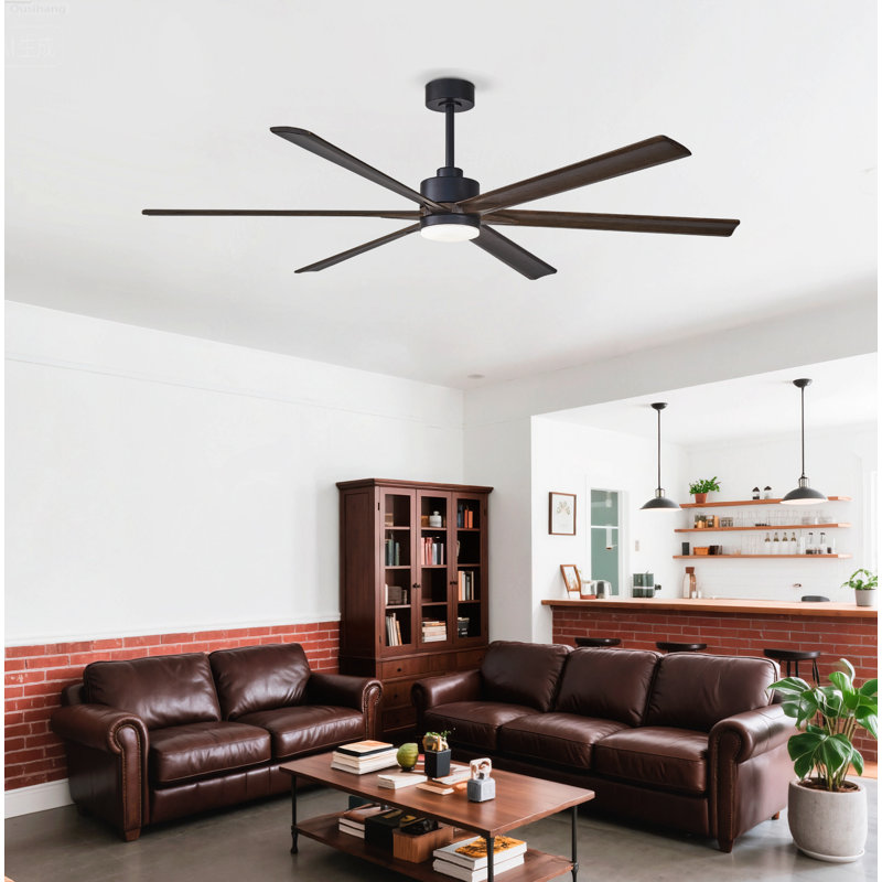 Ventilateur de plafond 70 po, Matte Black