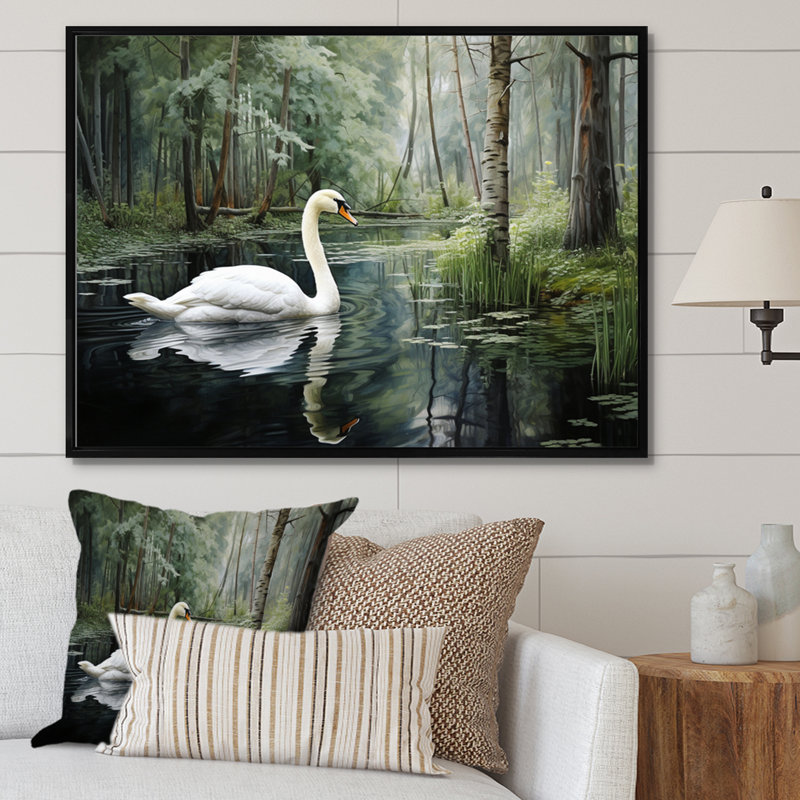 «Bhavna Forest Sawns in Shadows II», reproduction, H 24 po x l 32 po x P 1 po, Cadre flottant noir