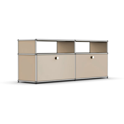 Lateafa 59.05'' Wide 2 - Shelf Storage Cabinet