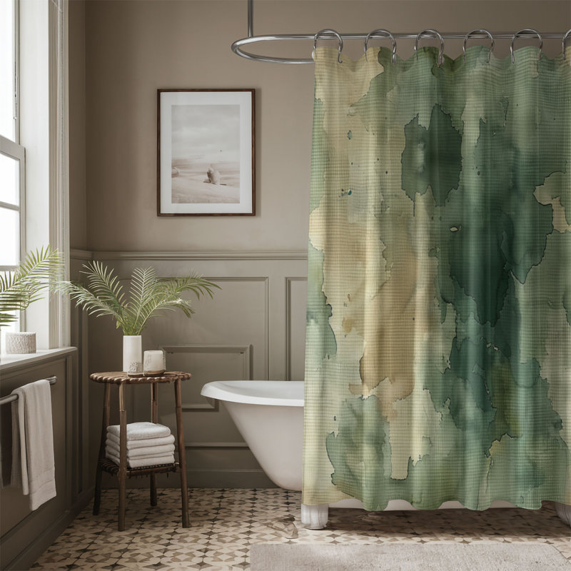 Rideau de douche Camo Hues - Premium, H 74 po x l 71 po