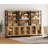  Home Office Furniture Set: 59" Executive Desk With Charging Station And Storage Cabinet, Three 72" Tall Bookcases, Modern Computer Desk And Library Shelf For Work Study-1252438780