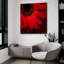 Epic Art «Red Gerbera On Red 01» par Tom Quartermai «Red Gerbera On Red 01» par Tom Quartermaine
