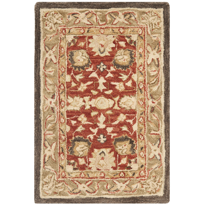 Tingley Hand Tufted Wool Oriental Rug, Rectangle 2' x 3'