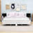 Wood Floating Platform Bed with LED Lights and Built-in Nightstands-1369236731-1369236729