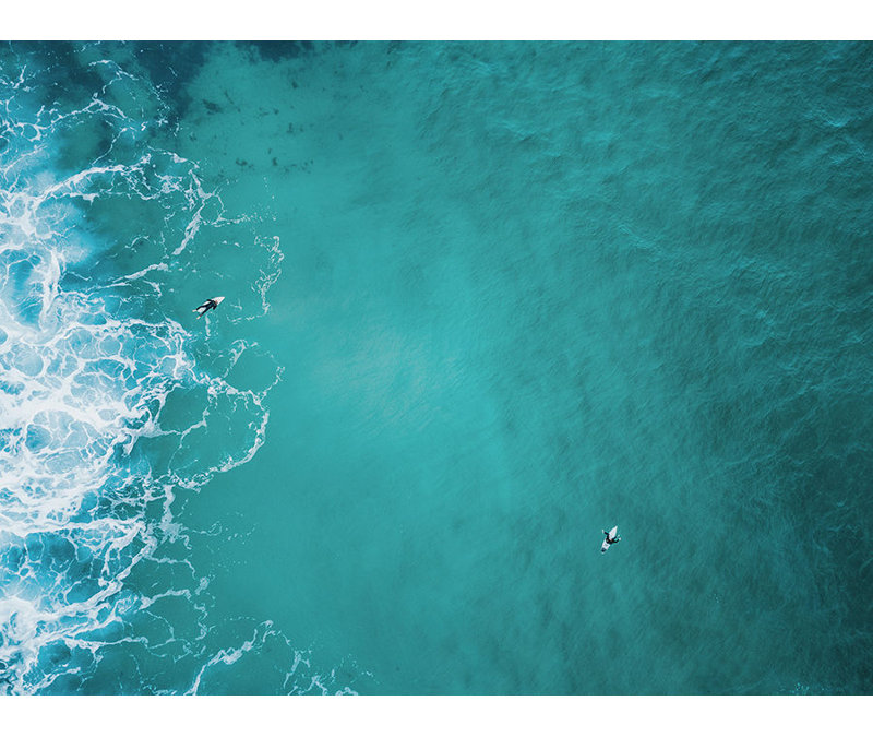Aerial Surfers VI Print by David Brown, Image Brush Gel, 48.75" H x 64.75" W