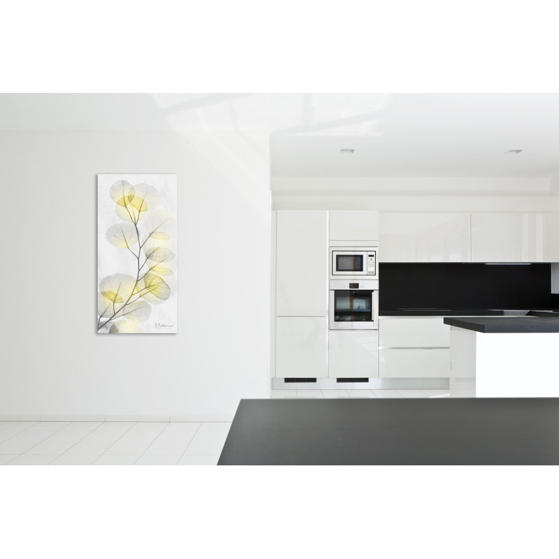 «Eucalyptus Sunshine 1», toile tendue par Albert Koetsier, H 36 po x l 18 po x P 1,5 po