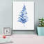 «Indigo Botanical 10» par Jean Plout, art mural sur toile, 12 po x 16 po-780545715