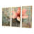 Toile avec cadre flottant or