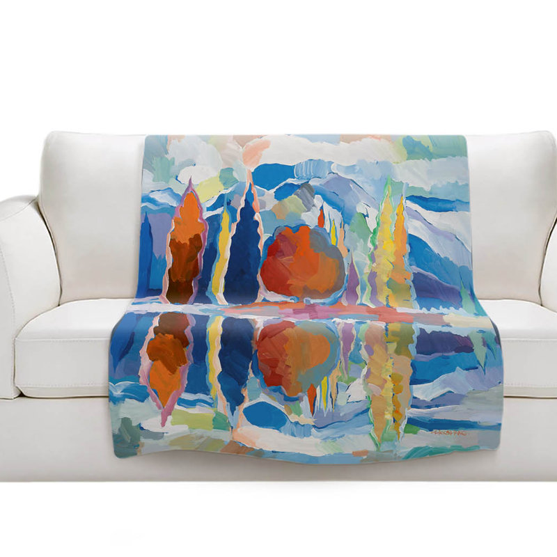 Couverture sherpa doux reflection of beauté, l 68 po x L 80 po