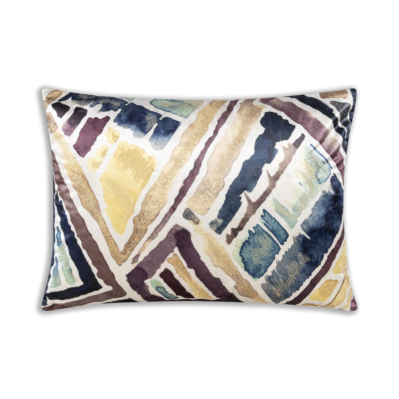 Sepia Rectangular Velvet Pillow Cover & Insert