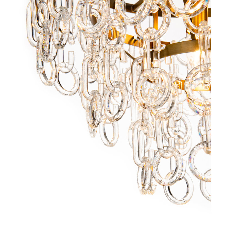 Kirkbride 6 - Light Crystal Chandelier