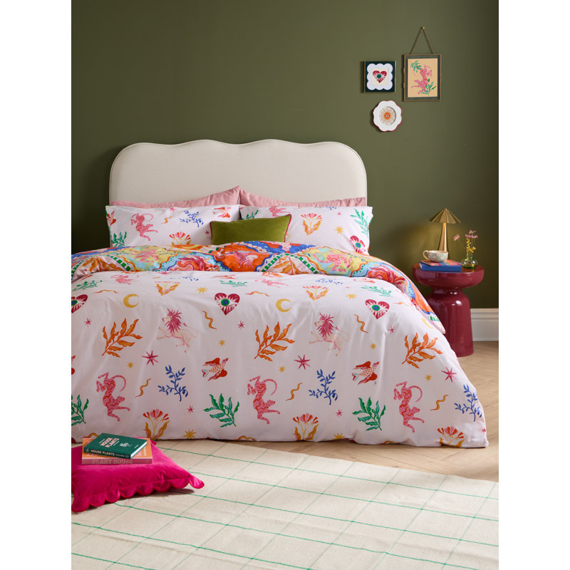 Seraphine Abstract Duvet Cover Set with Pillowcases Included, Super King Duvet Cover + 2 Standard Pillowcases