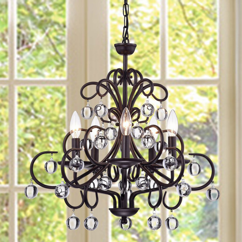 5 - Light Dimmable Chandelier