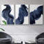 «Passing Waves I», ensemble de 3 reproductions sur toiles-97708450-97708445