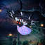 Amettes 5FT Long Halloween Inflatable Spider Hanging Giant Spider