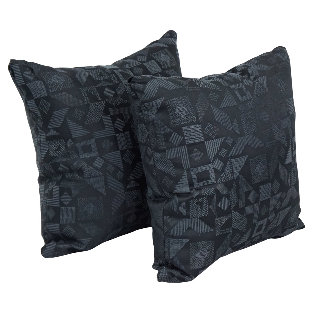 29_17-Inch Jacquard Throw Pillows With Inserts (Set Of 2) (Set of 2) Blazing Needles 