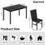 Ensemble de table à manger moderne pour 2 personnes avec plateau en faux marbre et chaises rembourrées douces, mobilier de salle à manger compact pour petits espaces-573089943