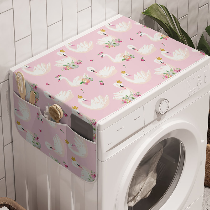 Ensemble de 2 machines à laver East Urban Home Swans de 47 po x 18,5 po