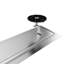 Jabes 11cm Linear Grid Shower Drain-755865264