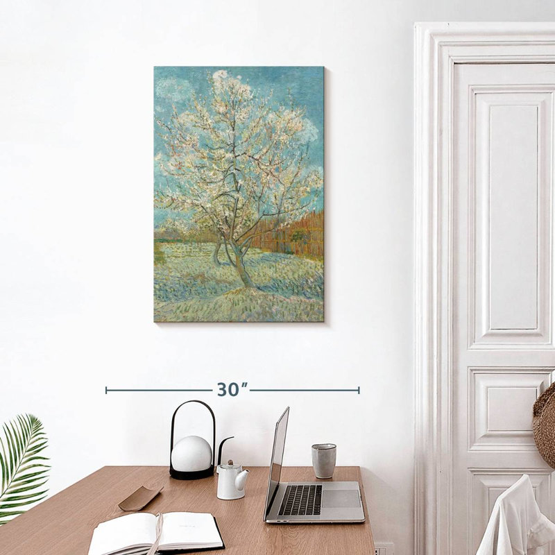 Harnek The Pink Peach Tree, 30" H x 20" W