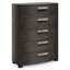 Geneve 5 - Drawer Solid Wood Dresser