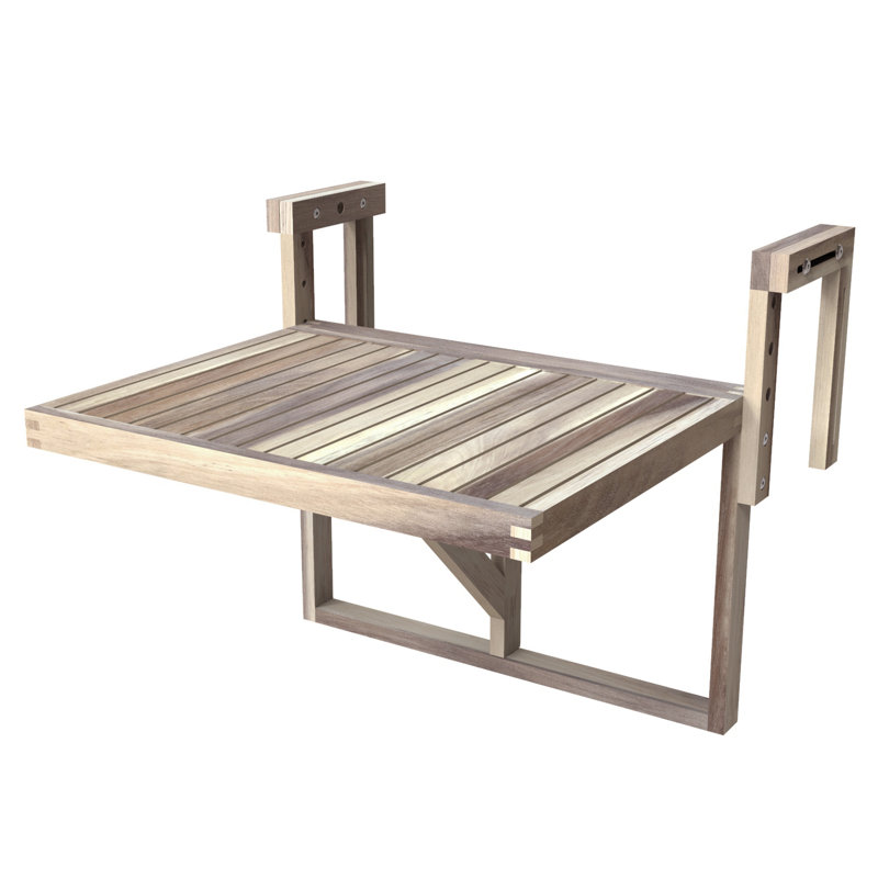 Table de balcon pliante Bottorff, Blanc organique