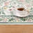 Green Floral Machine Washable Area Rug with Non-Slip Backing-1896119428