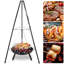 LIFERUN 86cm W Portable Gas & Charcoal Combo Grill