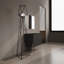 Meuble-lavabo de salle de bain autoportant avec portes à fermeture douce (ensemble KD) - sans le lavabo