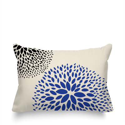 Housse et insert de coussin rectangulaire intérieur / extérieur en polyester filé Bavière