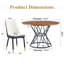 Ensembles de table de salle à manger (doit inclure à la fois la table et la chaise), métal MDF moderne
