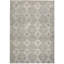 Honeycomb One-of-a-Kind Geometric Handmade Hand-Knotted Rectangle 9'10" x 13'1" Cotton Indoor Use Only in Pewter/White