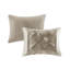 Elegant Taupe King Bedding Sets, Polyester Comfort, Sophisticated Bedroom Decor