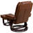 Shebeen Faux Leather Swivel Recliner-125065192