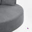 Fauteuil d'appoint en chenille pivotant à 360 ° Chunni avec coussins amovibles-121782697-138200929