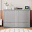 Lit escamotable avec tiroir et ensemble de prises et ports USB-1184678715-1184678714